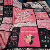 New Pink & Black &ldquo;You Are Awesome&rdquo; Inspirational Throw Blanket - 2