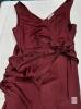 New BERYLOVE Burgundy Twist-Front Ruffle Formal Dress, Size Medium - 2