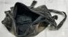 New NEW Charcoal Denim Shoulder Bag with Studded Details & Buckle Accents - 4