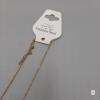 NEW Gold-Tone Stainless Steel Necklace Cable Chain with Cross Pendant, 18" Length, Lobster Clasp - 2