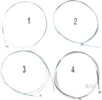 New Generic 4/4 Extra 1E Violin Strings Set Ball End Carbon Steel Nickel Alloy Wound