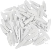 New 50Pcs Plastic Pocket Hole Plugs, 9mm Slant Hole Caps for Pocket Hole Jig Wood Working Tool Accessories, White