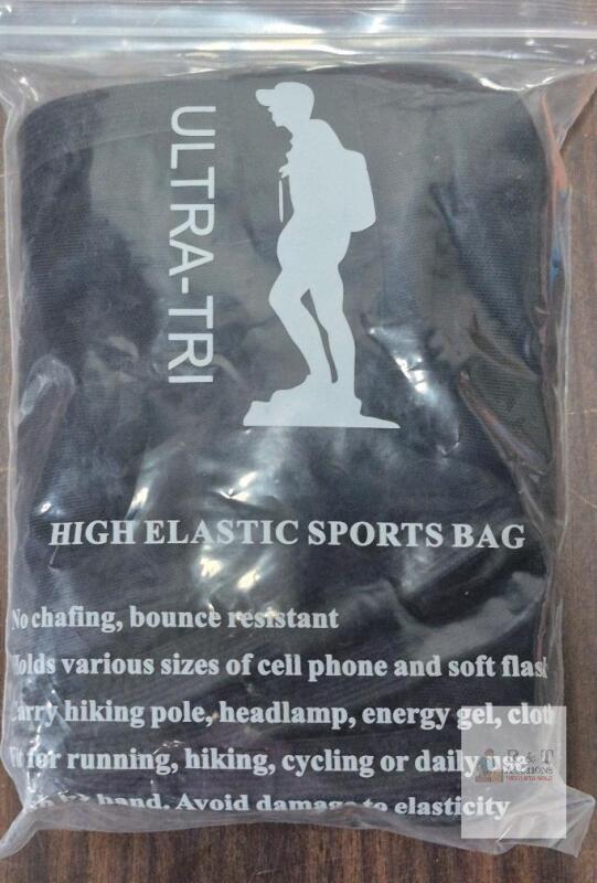 NEW XXL ULTRA-TRI High Elastic Sports Running Belt, Medium, Black, Model UT-ELABELT09