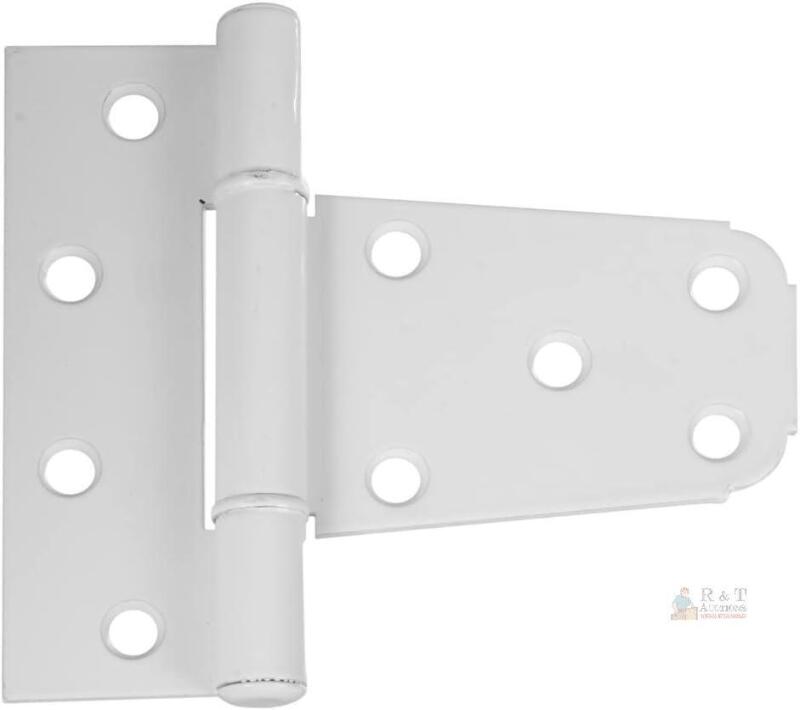 New Stock # N342-568 Lighter Duty Gate T-Hinge 3-1/2", White,