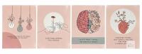 LOLUIS 6-Piece Abstract Motivational Wall Art Set &ndash; 8x10" Poster Prints with Inspirational Quotes