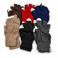 New Adult Touch screen Knit Winter Gloves Lot &ndash; 6 Assorted Colours