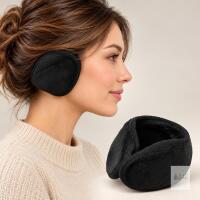 new Black Bandless Ear Warmers &ndash; 2-Piece Lot