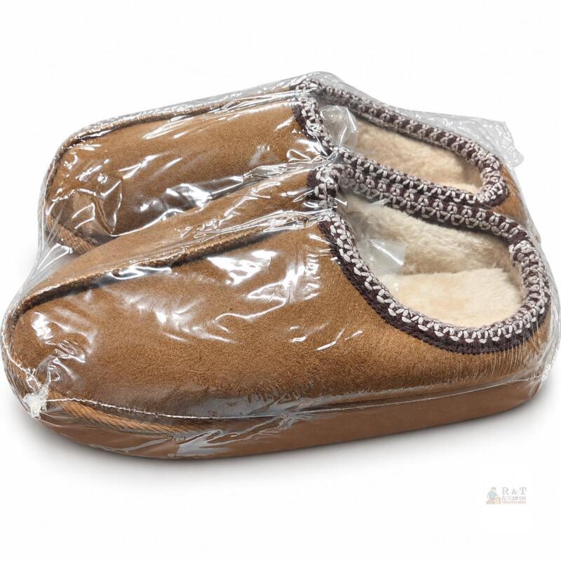 New Getoeu Brown Lined Slippers &ndash; Size 38&ndash;39