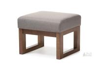 New - Baxton Studio - Yashiya Ottoman in Grey - BBT5200-Grey