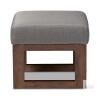 New - Baxton Studio - Yashiya Ottoman in Grey - BBT5200-Grey - 3