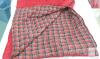 Red Rectangular Sleeping Bag, Flannel Lining, Approx. 75"x33", Synthetic Insulation, 40&deg;F Rating - 2