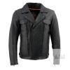 New Milwaukee Leather Size L Men's Black Leather Motorcycle Jacket with Zip-Out Liner and Ventilation System - 3