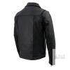 New Milwaukee Leather Size L Men's Black Leather Motorcycle Jacket with Zip-Out Liner and Ventilation System - 6