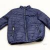 New Navy Quilted Zip-Up Jacket looks Size Sm no size noted