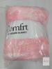 NEW Comfrt Dreamer Blanket, Pink, Plush Faux Fur, - 2