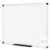 NEW VIZ-PRO Magnetic Whiteboard 36x24 in, Dry Erase, Aluminum Frame, Horizontal or Vertical Mount
