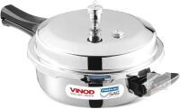 NEW Vinod 4.5L Platinum Triply Stainless Steel Pressure Cooker, ISI Certified, Induction Compatible