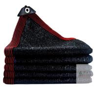 NEW PE Woven Mesh Shade Cloth 5x50 ft Black, Aluminum Grommets, 85% UV Block, Garden Pergola Cover