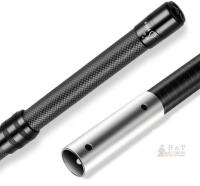 NEW 15ft Carbon Fiber Telescopic Pool Cleaning Pole, 4 Section Adjustable Handle, Fits Standard Attachments