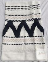 Dremisland Black Waves Decorative Pillow Cover 12"x20" with Invisible Zipper