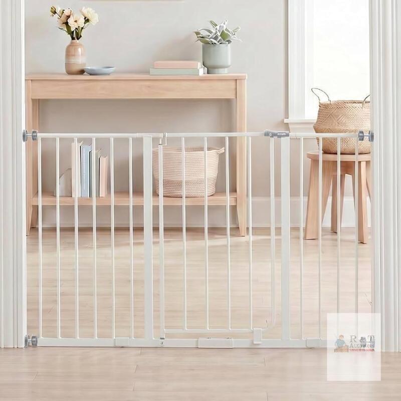 NEW Regalo 1185 DS Extra Wide Safety Gate, 29&ndash;47" Width, 30" Height, White
