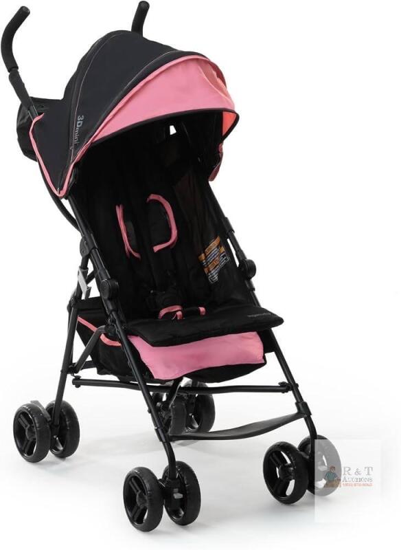 NEW Summer 3Dmini Convenience Umbrella Stroller, Pink/Black, 11 lbs, 5-Point Harness, Compact Fold