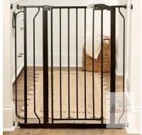 NEW Regalo Easy Step Extra Tall Walk Thru Baby Gate, Black, 36" Height, 29&ndash;36.5" Width, Steel, Ext Kit