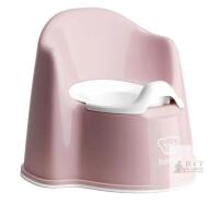 new BABYBJ&Ouml;RN Potty Chair, Light Pink/White, Ergonomic Design, Removable Inner Potty