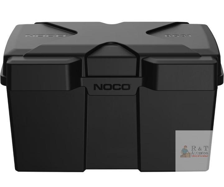 NEW NOCO BG31S Snap-Top Battery Box, Fits Group 24-31, 17.2"x10.6"x9.5", Heavy-Duty Polypropylene