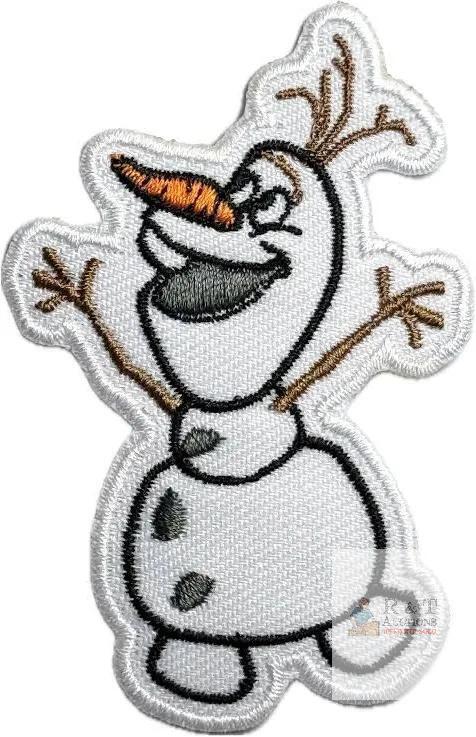 New Olaf Iron On Patch, Embroidered Applique (2x3 inches)