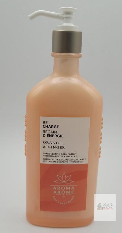 Aroma Ar&ocirc;me Bath & Body Works Orange & Ginger Body Lotion 10 fl oz Pump, Shea Butter, Vegan