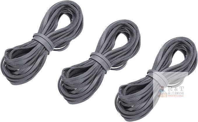 New Leather Cord, 5.47 Yards 2.6mm Flat Suede String Strip