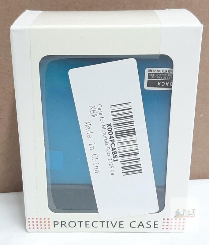 NEW Motorola Razr 2025/50/60 Black Protective Case with Impact Cushion Technology