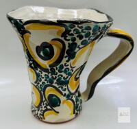 Handmade Ceramic Mug by Drucker &mdash; Artist Signed, Hand-Painted, Unique Modern Abstract Design