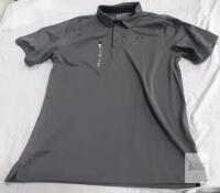NEW Under Armour Men's 2XLT Loose Fit Polo Shirt, Dark Gray, Moisture-Wicking