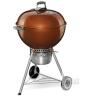 NEW Weber Original Kettle Premium Charcoal Grill, 22" Copper, Model 14402001, Ash Catcher, Thermometer