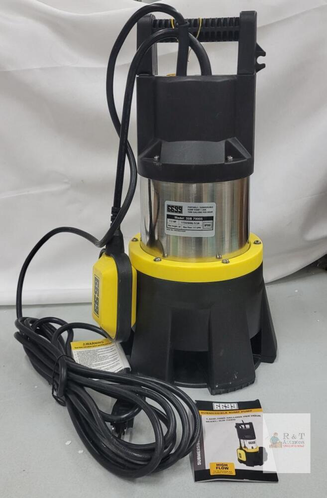 Sub Pump Pool New , No Box - Sump Pump Submersible 7000GPH Stainless Steel Water Pump ...
