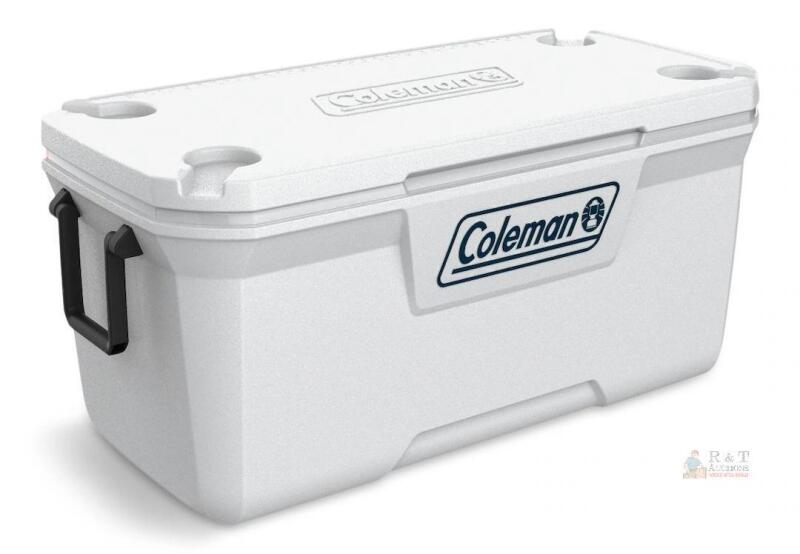 New - Coleman 316 Marine Series Hard Cooler, White, 120-QT . Measures 38"&times;19"&times;19"