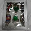 Boxed Set of 6 Assorted Christmas Ornaments - 4