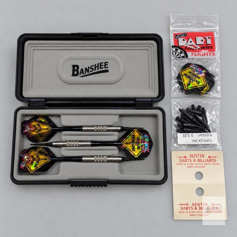 Banshee 3-Dart Set with Case, Spare Flights & Tips