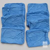 New Set of 8 Blue Microfiber Car-Wash Cloth- Sponge like