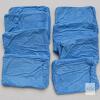 New Set of 8 Blue Microfiber Car-Wash Cloth- Sponge like
