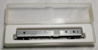 Marklin Mini-Club Z Gauge Long Silver DB Express Train Passenger Baggage Car in Case