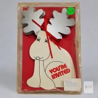 Moose-Shaped Invitations with Envelopes -