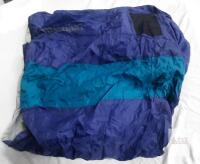 Vintage Spalding Rectangular Sleeping Bag, Blue/Teal, Outdoor Camping