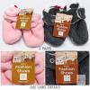 New Two Pairs of Baby Fleece Booties &ndash; Pink 0&ndash;6 Months & Charcoal 12&ndash;18 Months