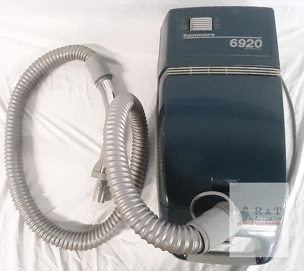 Kenmore 6920 Canister Vacuum Cleaner, Power-Mate Compatible, Bagged, Blue, Corded Electric