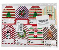 New 120 Christmas Self-Adhesive Gift Tags &ndash; Assorted Holiday Designs