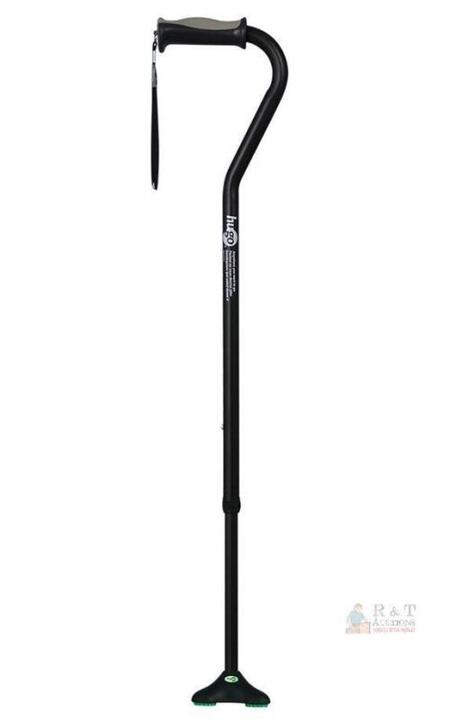 New - HUGO QuadPod Offset Cane with Ultra Stable Cane Tip