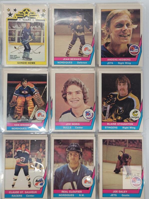 1977 - 1978 O Pee Chee WHA Hockey Trading Card Set - Complete